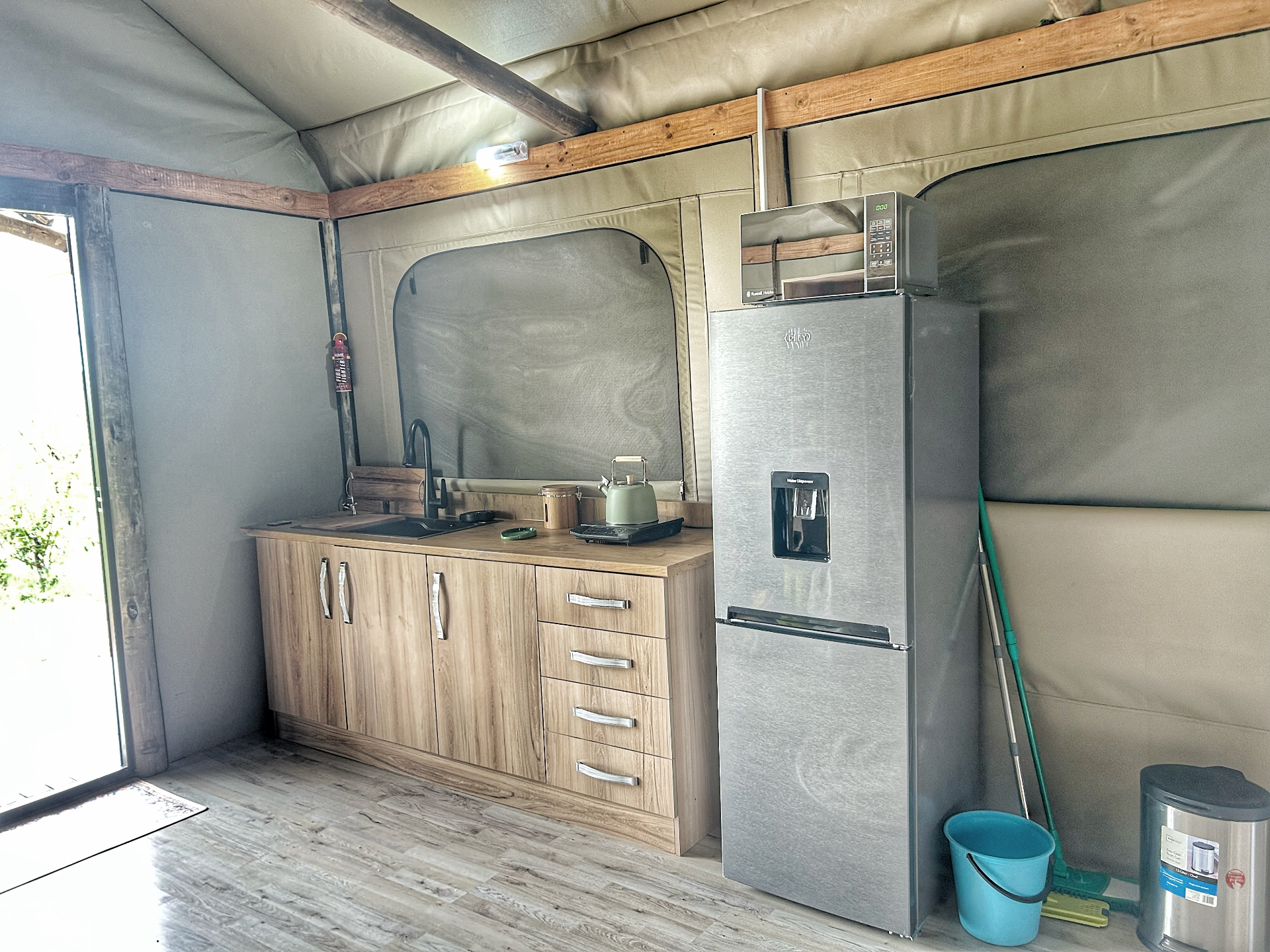 Marula tent kitchenette